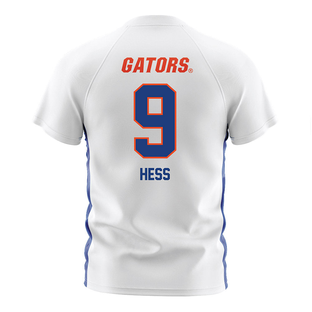 Florida - NCAA Women's Soccer : Addy Hess - White Soccer Jersey-1