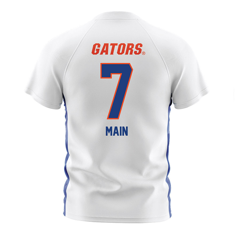 Florida - NCAA Women's Soccer : Zoe Main - White Soccer Jersey-1