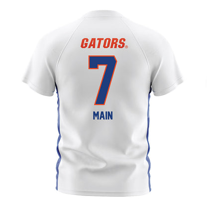 Florida - NCAA Women's Soccer : Zoe Main - White Soccer Jersey-1