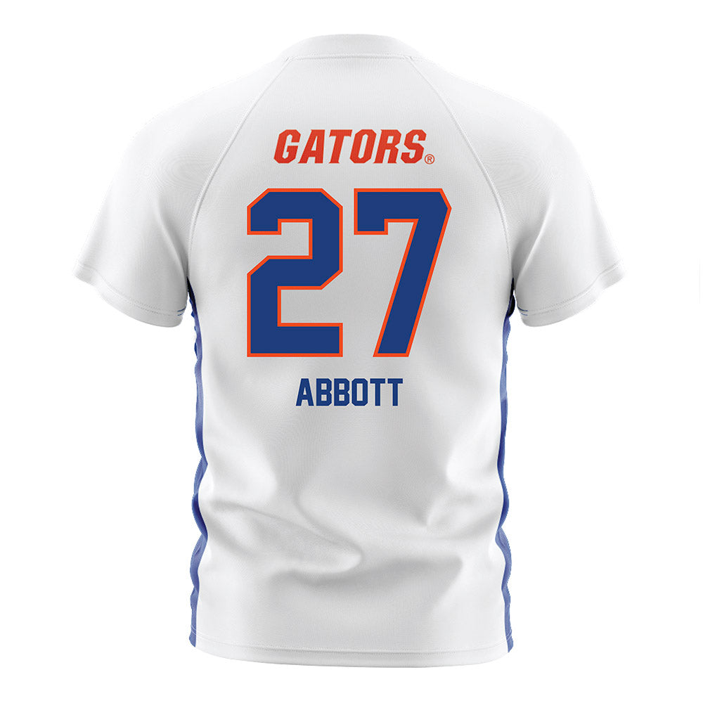 Florida - NCAA Women's Soccer : Norah Abbott - White Soccer Jersey-1