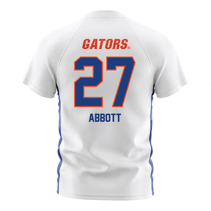 Florida - NCAA Women's Soccer : Norah Abbott - White Soccer Jersey-1