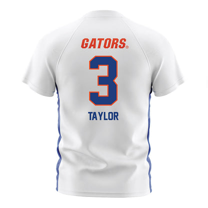 Florida - NCAA Women's Soccer : Kyra Taylor - White Soccer Jersey-1