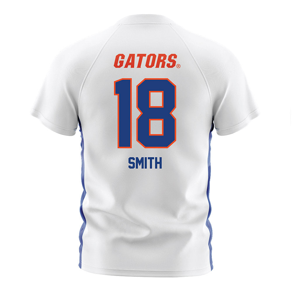 Florida - NCAA Women's Soccer : Kelsey Smith - White Soccer Jersey-1