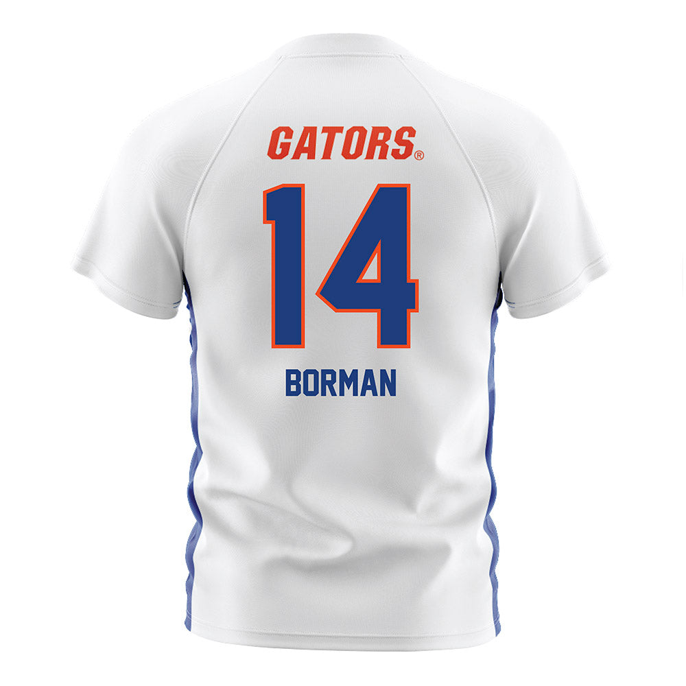 Florida - NCAA Women's Soccer : Tatum Borman - White Soccer Jersey-1