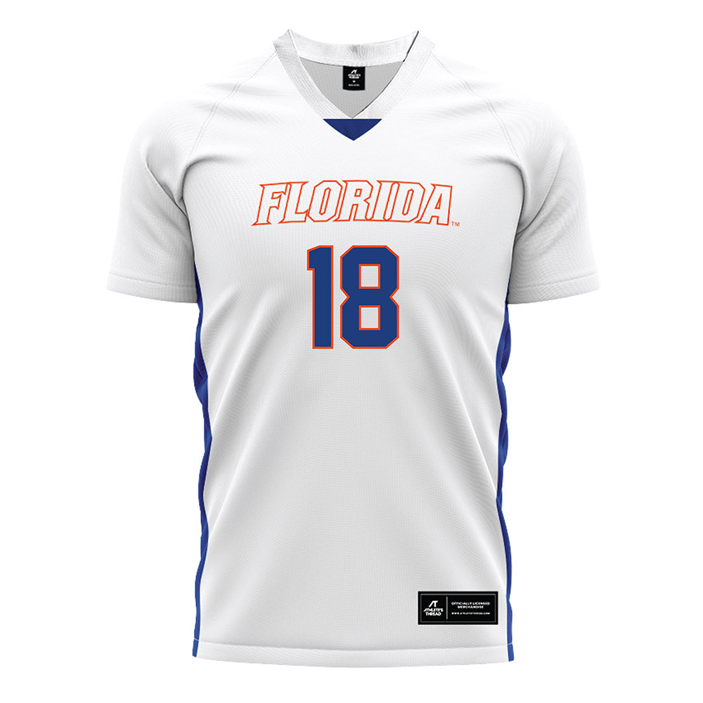 Florida - NCAA Women's Soccer : Kelsey Smith - White Soccer Jersey-0