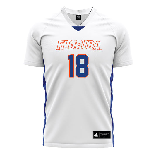 Florida - NCAA Women's Soccer : Kelsey Smith - White Soccer Jersey-0