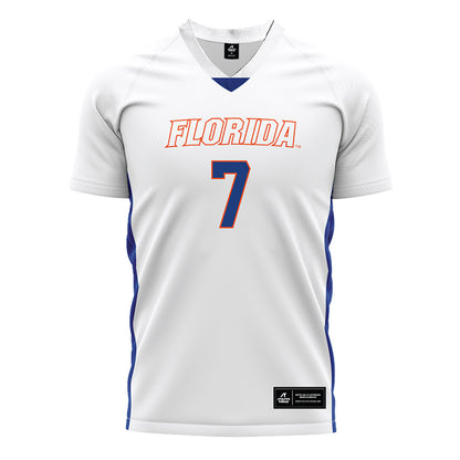Florida - NCAA Women's Soccer : Zoe Main - White Soccer Jersey-0
