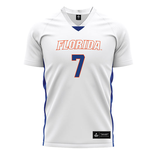 Florida - NCAA Women's Soccer : Zoe Main - White Soccer Jersey-0