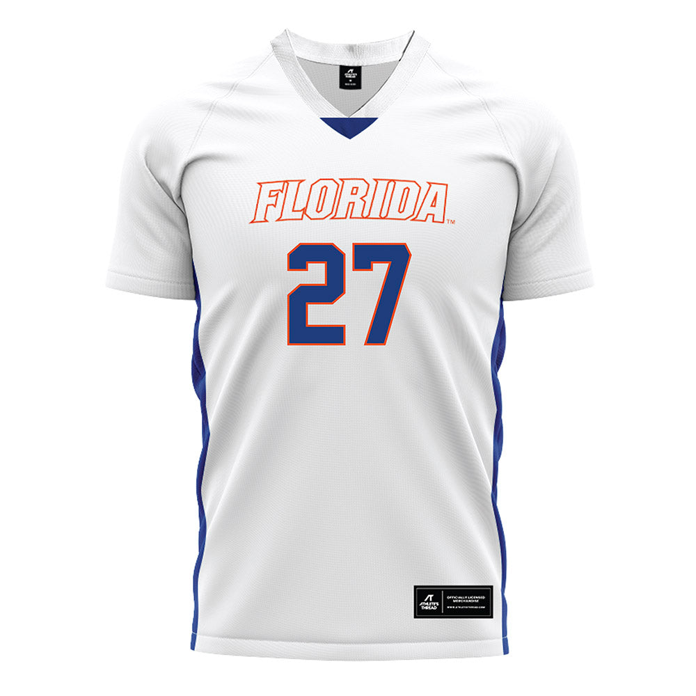 Florida - NCAA Women's Soccer : Norah Abbott - White Soccer Jersey-0