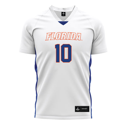 Florida - NCAA Women's Soccer : Adia Symmonds - White Soccer Jersey-0