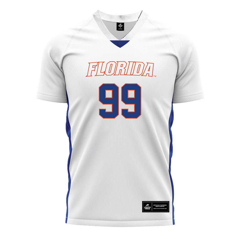 Florida - NCAA Women's Soccer : Katie Johnston - White Soccer Jersey-0