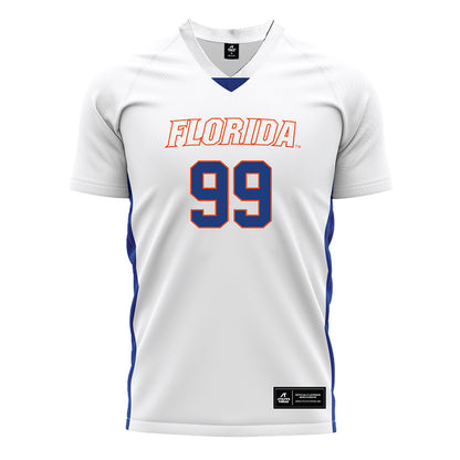 Florida - NCAA Women's Soccer : Katie Johnston - White Soccer Jersey-0