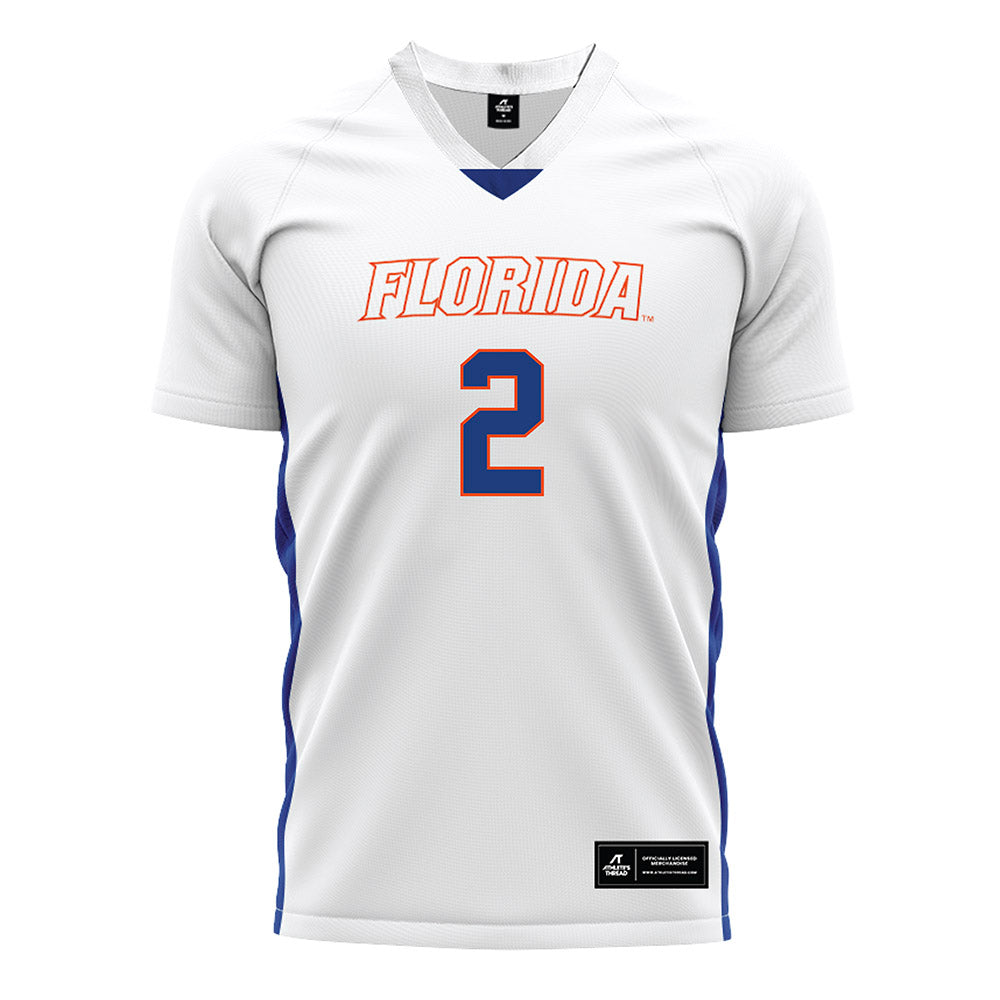 Florida - NCAA Women's Soccer : Ella Petersen - White Soccer Jersey-0