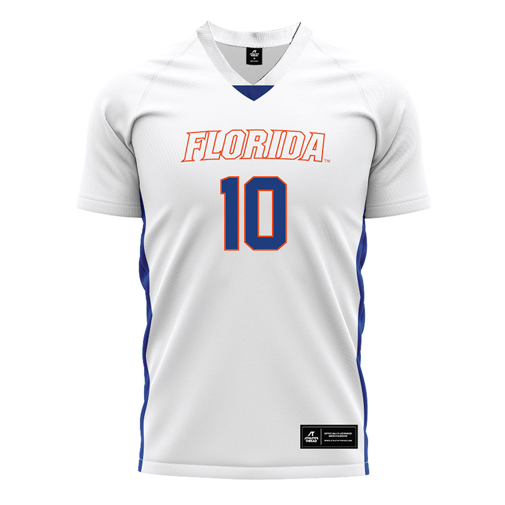Florida - NCAA Women's Soccer : Adia Symmonds - White Soccer Jersey-0