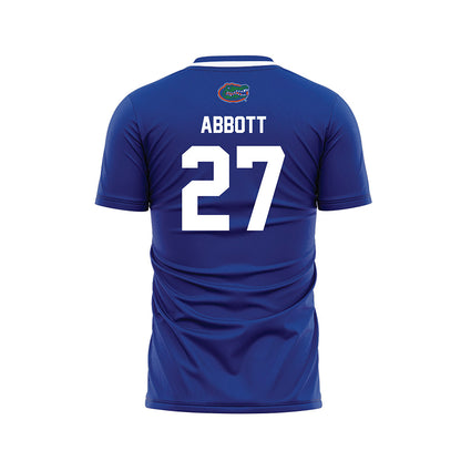 Florida - NCAA Women's Soccer : Norah Abbott - Royal Soccer Jersey-1