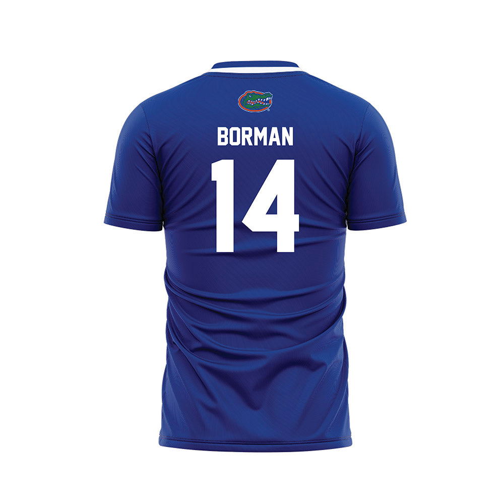 Florida - NCAA Women's Soccer : Tatum Borman - Royal Soccer Jersey-1