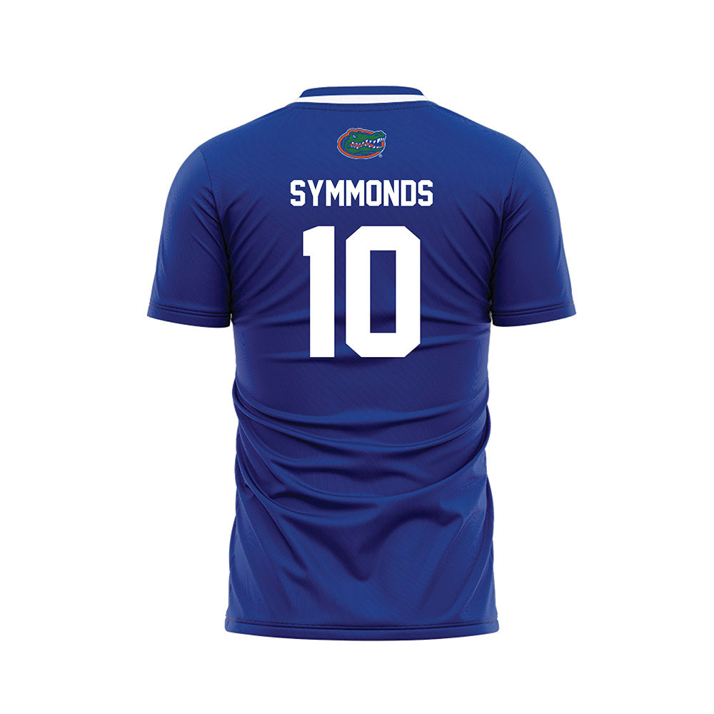 Florida - NCAA Women's Soccer : Adia Symmonds - Royal Soccer Jersey-1