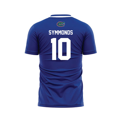 Florida - NCAA Women's Soccer : Adia Symmonds - Royal Soccer Jersey-1