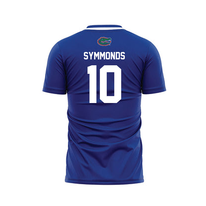 Florida - NCAA Women's Soccer : Adia Symmonds - Royal Soccer Jersey-1