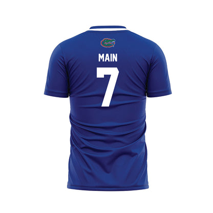 Florida - NCAA Women's Soccer : Zoe Main - Royal Soccer Jersey-1