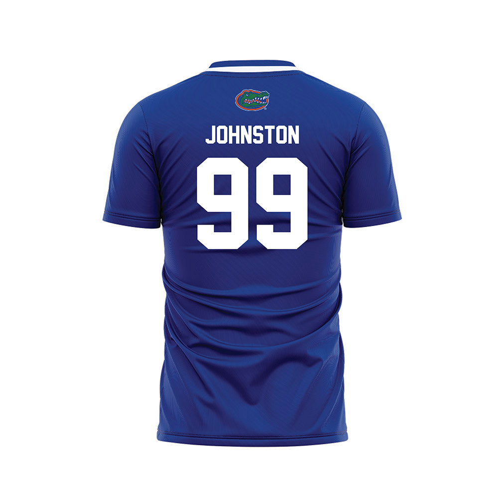 Florida - NCAA Women's Soccer : Katie Johnston - Royal Soccer Jersey-1