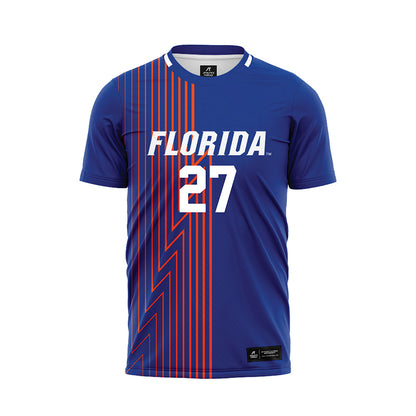Florida - NCAA Women's Soccer : Norah Abbott - Royal Soccer Jersey-0