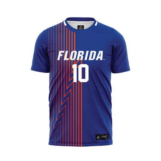 Florida - NCAA Women's Soccer : Adia Symmonds - Royal Soccer Jersey-0