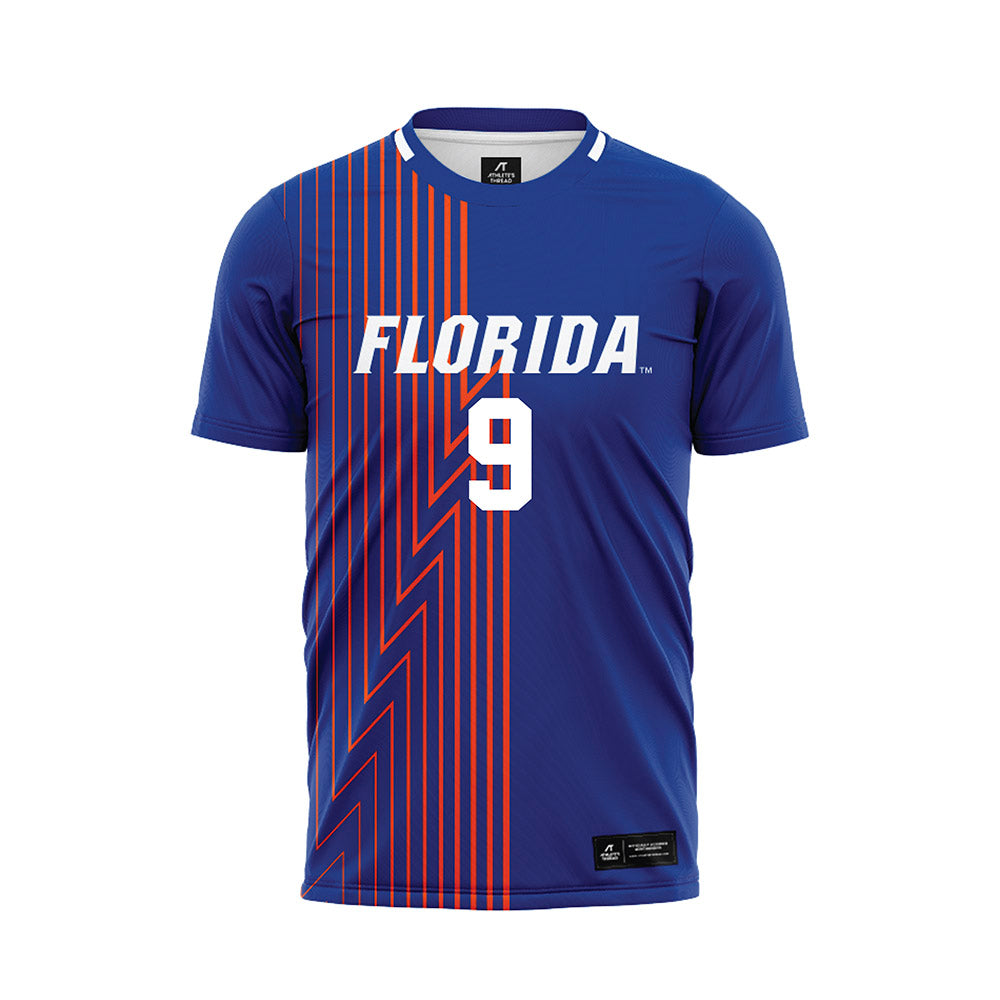 Florida - NCAA Women's Soccer : Addy Hess - Royal Soccer Jersey-0