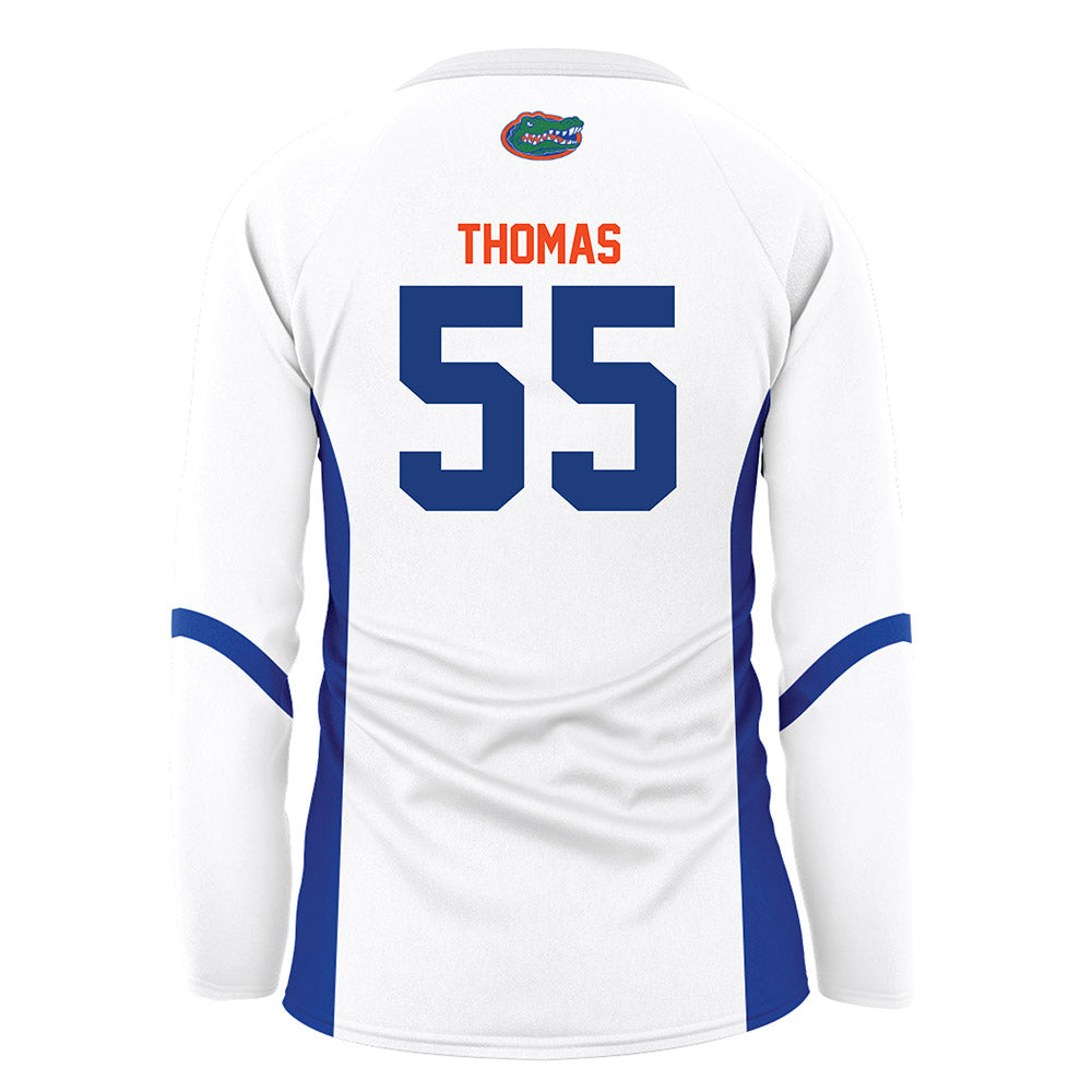 Florida - NCAA Women's Volleyball : Amaya Thomas - White Volleyball Jersey-1