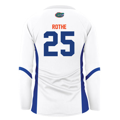 Florida - NCAA Women's Volleyball : Alec Rothe - White Volleyball Jersey-1