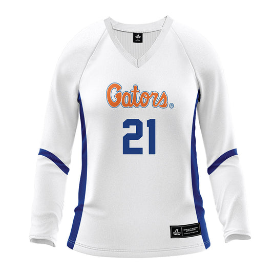 Florida - NCAA Women's Volleyball : Isabella Lee - White Volleyball Jersey-0