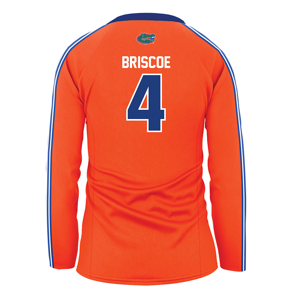 Florida - NCAA Women's Volleyball : Brooklyn Briscoe - Orange Volleyball Jersey-1