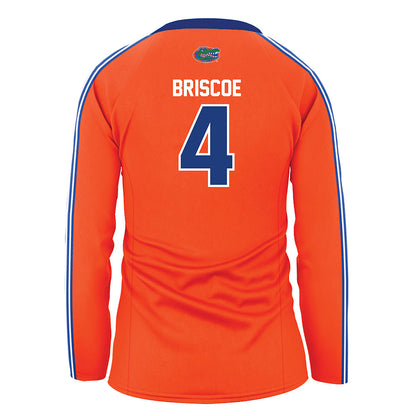 Florida - NCAA Women's Volleyball : Brooklyn Briscoe - Orange Volleyball Jersey-1