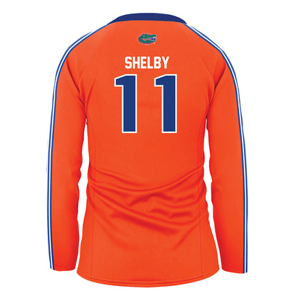 Florida - NCAA Women's Volleyball : Nadiya Shelby - Orange Volleyball Jersey-1