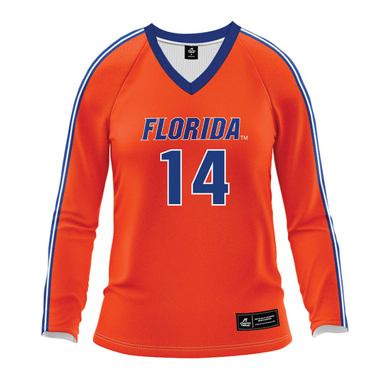 Florida - NCAA Women's Volleyball : Jordyn Byrd - Orange Volleyball Jersey-0
