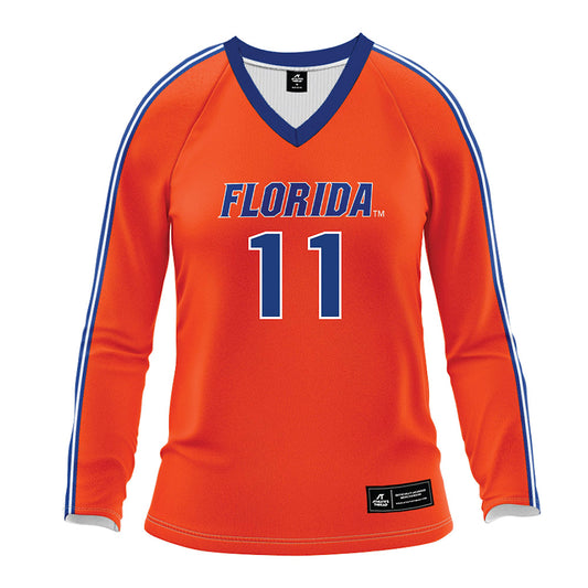 Florida - NCAA Women's Volleyball : Nadiya Shelby - Orange Volleyball Jersey-0