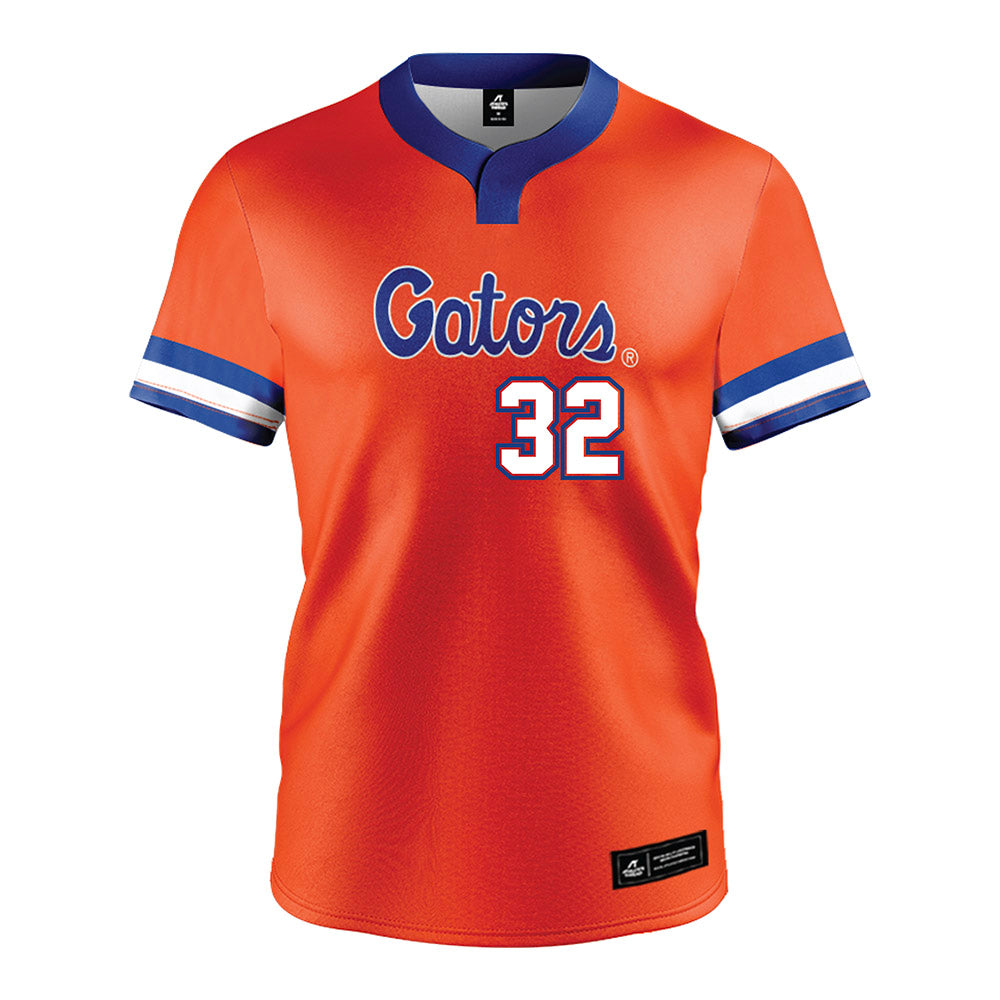Florida - NCAA Softball : Leah Stevens - Orange Jersey-0