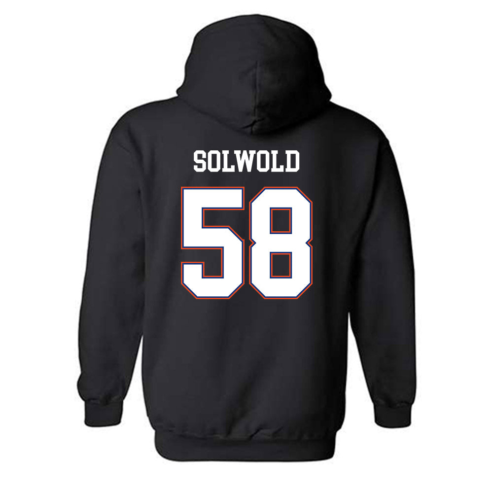 Florida - NCAA Football : Hunter Solwold - Replica Shersey Hooded Sweatshirt-1