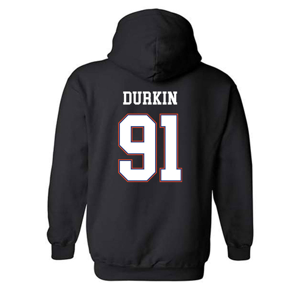 Florida - NCAA Football : Patrick Durkin - Replica Shersey Hooded Sweatshirt-1