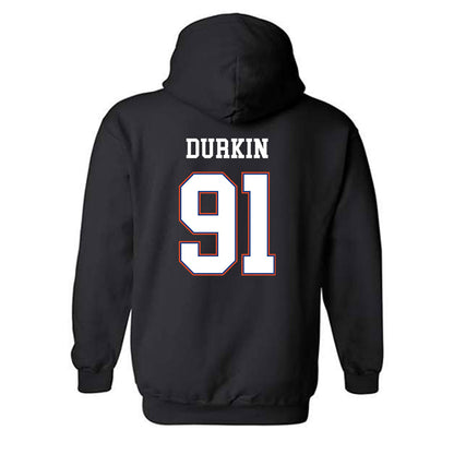 Florida - NCAA Football : Patrick Durkin - Replica Shersey Hooded Sweatshirt-1