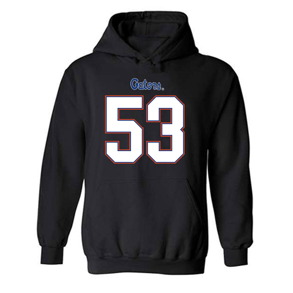 Florida - NCAA Football : Bryce Lovett - Replica Shersey Hooded Sweatshirt-0