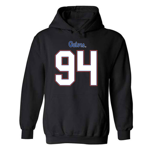 Florida - NCAA Football : Kendall Guervil - Replica Shersey Hooded Sweatshirt-0