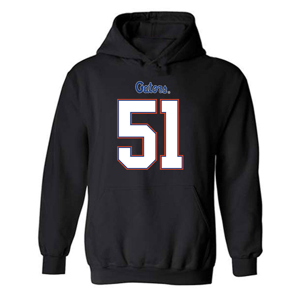 Florida - NCAA Football : Tyler Chukuyem - Replica Shersey Hooded Sweatshirt-0