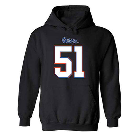 Florida - NCAA Football : Tyler Chukuyem - Replica Shersey Hooded Sweatshirt-0