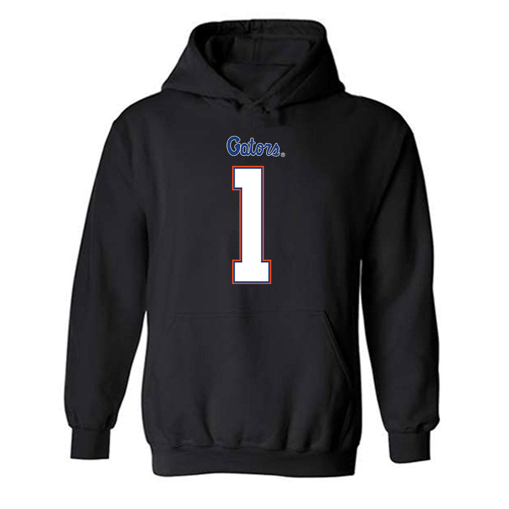 Florida - NCAA Football : Vernell Brown III - Replica Shersey Hooded Sweatshirt-0