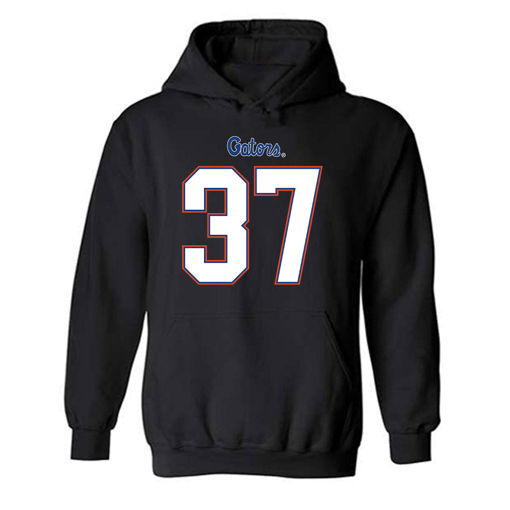 Florida - NCAA Football : Javion Toombs - Replica Shersey Hooded Sweatshirt-0