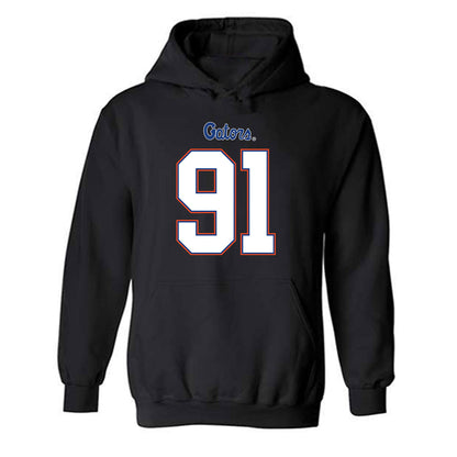 Florida - NCAA Football : Patrick Durkin - Replica Shersey Hooded Sweatshirt-0
