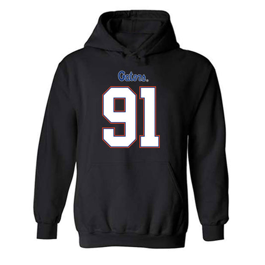 Florida - NCAA Football : Patrick Durkin - Replica Shersey Hooded Sweatshirt-0