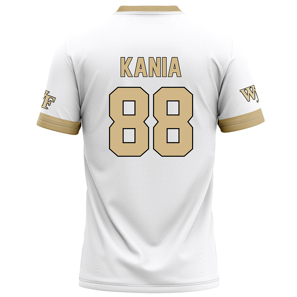 Wake Forest - NCAA Football : Bryce Kania - White Football Jersey-1
