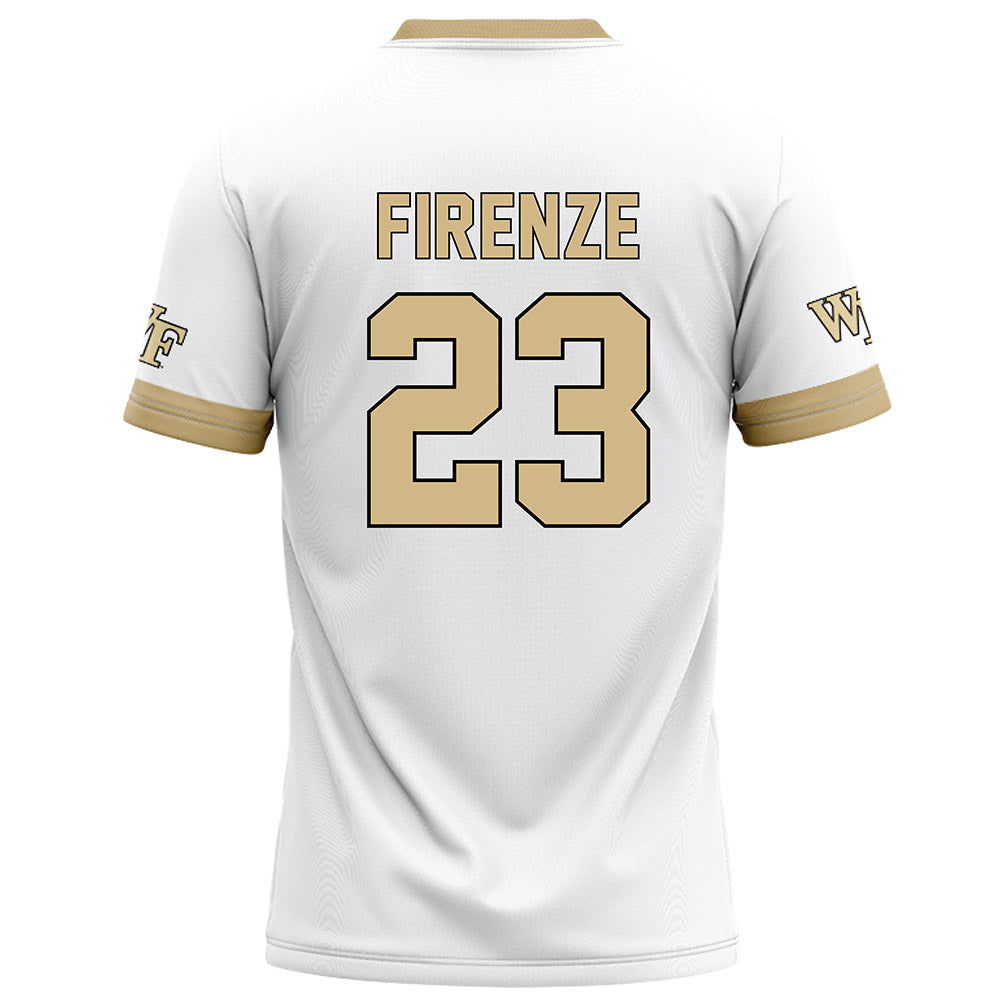 Wake Forest - NCAA Football : Vincent Firenze - White Football Jersey-1